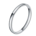 Anel Fino em Titânio 2 mm – Elegância em Cada Detalhe