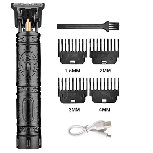 Máquina de Cortar Cabelo Recarregável USB – Corte Profissional em Casa