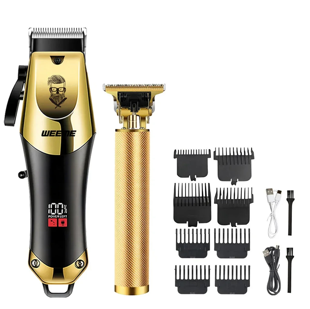 Máquina de Cortar Cabelo Recarregável USB – Corte Profissional em Casa